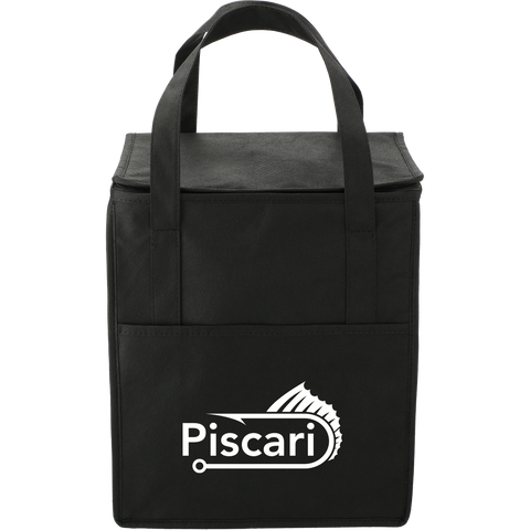 Hercules Flat Top Insulated Grocery Tote custom branded promotional totes