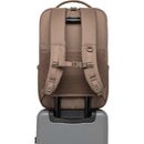 Herschel Kaslo Recycled 15" Computer Backpack — Light Brown — blank back view