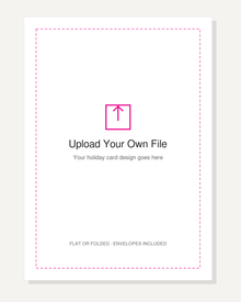 Upload Your Own File — Holiday Card