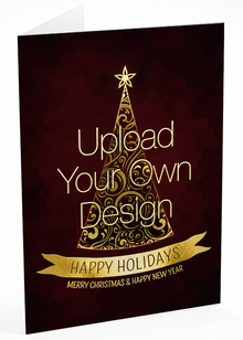 Folded Foil front — Holiday Cards - FT001