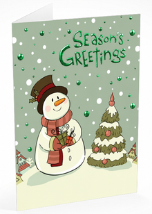 Folded Foil front — Holiday Cards - FT100
