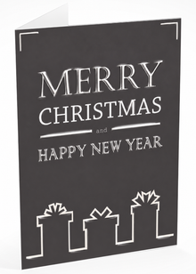 Folded Raised Spot Gloss front — Holiday Cards - FT101