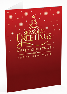 Folded Foil front — Holiday Cards - FT103