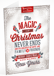 Folded Foil front — Holiday Cards - FT107