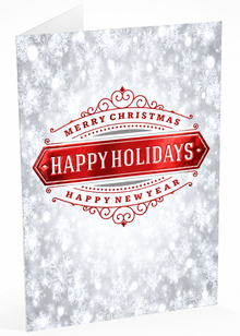 Folded Foil front — Holiday Cards - FT108