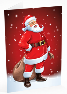 Folded Raised Spot Gloss front — Holiday Cards - FT109