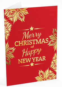 Folded Raised Spot Gloss front — Holiday Cards - FT112