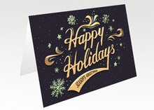 Folded Raised Spot Gloss front — Holiday Cards - FT119
