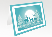 Folded Raised Spot Gloss front — Holiday Cards - FT123