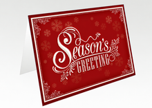 Folded Raised Spot Gloss front — Holiday Cards - FT126