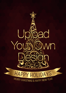 Flat Foil front — Holiday Cards - FT001
