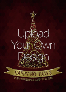 Flat Raised Spot Gloss front — Holiday Cards - FT001