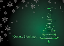 Flat Foil front — Holiday Cards - FT116
