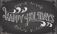 Flat Raised Spot Gloss front — Holiday Cards - FT118