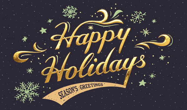 Flat Foil front — Holiday Cards - FT119