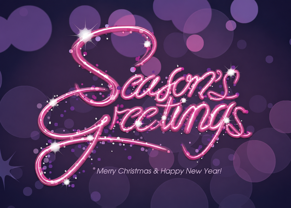 Flat Raised Spot Gloss front — Holiday Cards - FT120