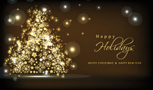 Flat Foil front — Holiday Cards - FT121
