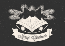 Flat Foil front — Holiday Cards - FT124