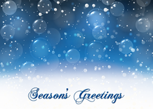 Flat Raised Spot Gloss front — Holiday Cards - FT127