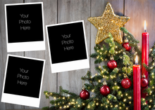 Flat Raised Spot Gloss front — Photo Holiday Cards - PH105