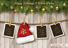 Flat Foil front — Photo Holiday Cards - PH113