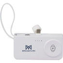 Hue Plus 5000 mAh Power Bank with Watch Charger 7122-19WH White (WH), supplier product view 1