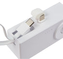 Hue Plus 5000 mAh Power Bank with Watch Charger 7122-19WH White (WH), supplier product view 3
