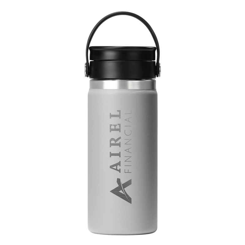 Hydro Flask® Wide Mouth 16 oz Bottle with Flex Sip Lid™ custom branded promotional drinkware