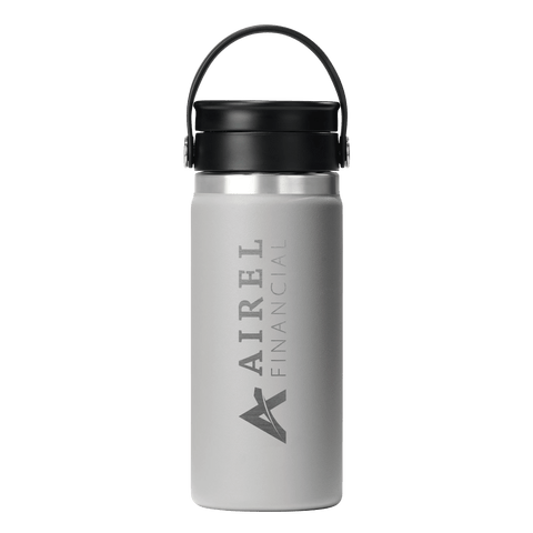 Hydro Flask® Wide Mouth 16 oz Bottle with Flex Sip Lid™ custom branded promotional drinkware