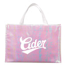 Iridescent Non-Woven Shopper Tote custom branded promotional totes