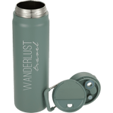 Kara 24 oz Recycled Insulated Bottle with Swivel Lid custom branded promotional drinkware — 1