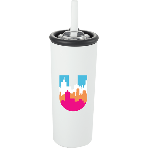 Kyser 20 oz Vacuum Tumbler with Straw custom branded promotional drinkware