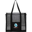 Large Mesh Beach Tote custom branded promotional totes