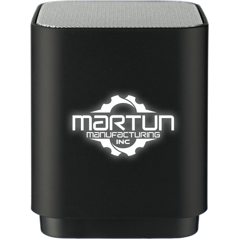 Light Up Logo  Bluetooth Speaker SM-2575 Black (BK) supplier decorated sample 1