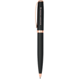 Luxe Recycled Brass Matte Ballpoint custom branded promotional pens — 1