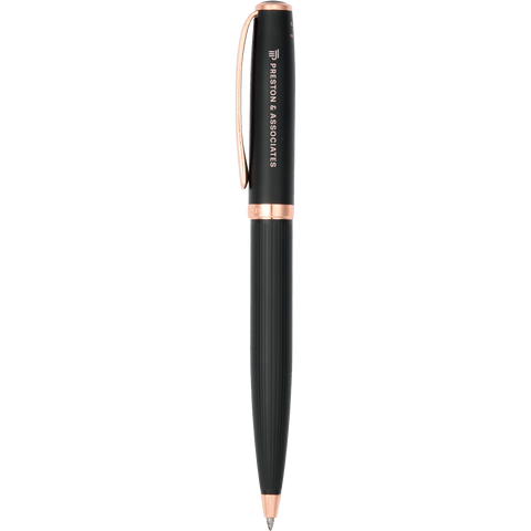 Luxe Recycled Brass Matte Ballpoint custom branded promotional pens