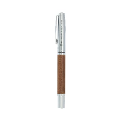 Luxe Walnut Executive Roller Ball custom branded promotional pens