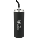 Marka Copper Vac Tumbler w/ SS straw 20oz custom branded promotional drinkware — 1