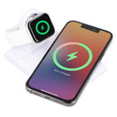 Mate Wireless Charging Pad and iWatch Holder in White — supplier blank view