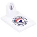 Mate Wireless Charging Pad and iWatch Holder in White — supplier decorated view