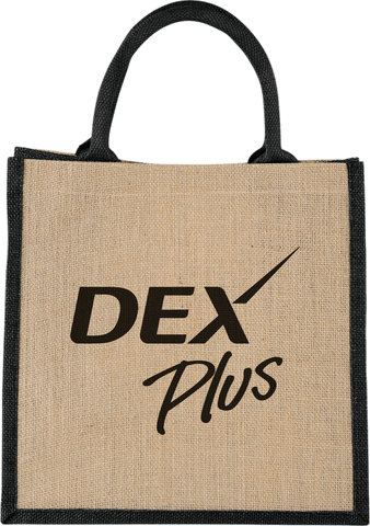 Medium Jute Gift Tote custom branded promotional totes