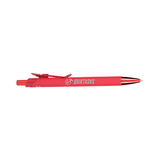 Metallic Recycled Aluminum Soft Touch Gel Pen custom branded promotional pens — 1