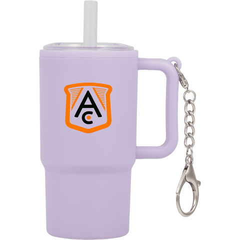 Mini 4 oz Keychain Straw Tumbler custom branded promotional drinkware
