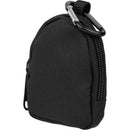 Mini Backpack Bag Charm in Black — supplier blank view