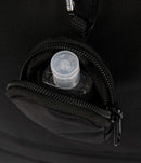 Mini Backpack Bag Charm in Black — supplier blank view