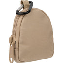 Mini Backpack Bag Charm in Natural — supplier blank view