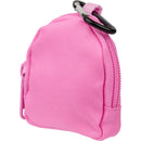 Mini Backpack Bag Charm in Pink — supplier blank view