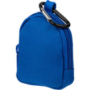 Mini Backpack Bag Charm in Royal — supplier blank view
