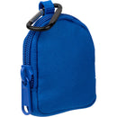 Mini Backpack Bag Charm in Royal — supplier blank view