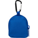 Mini Backpack Bag Charm in Royal — supplier blank back view
